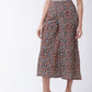 InWeave Women's Maroon Kalamkari Palazzo - Swadesiicart