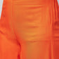 InWeave Solid Orange Palazzo - Swadesiicart