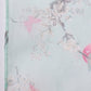 InWeave Teal Bird Print Organza Dupatta - Swadesiicart