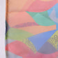 InWeave Green Big Abstract Print Organza Dupatta - Swadesiicart