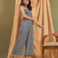 InWeave Black Small Check Strappy Jumpsuit - Swadesiicart