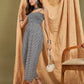 InWeave Black Small Check Strappy Jumpsuit - Swadesiicart