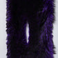 InWeave Purple Black Faux Fur Cape - Swadesiicart