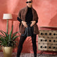 InWeave Dull Brown Rabbit Faux Fur Cape - Swadesiicart
