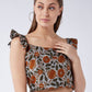 InWeave Slate Gray Crop Top - Swadesiicart