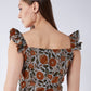 InWeave Slate Gray Crop Top - Swadesiicart