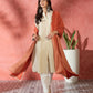InWeave Rust Solid Velvet Shawl - Swadesiicart
