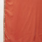InWeave Rust Solid Velvet Shawl - Swadesiicart