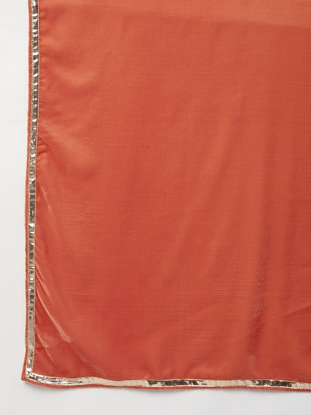 InWeave Rust Solid Velvet Shawl - Swadesiicart