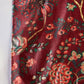 InWeave Maroon Printed Velvet Shawl - Swadesiicart
