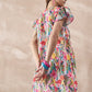 InWeave Multi Flower Short Dress - Swadesiicart