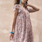 InWeave Ivory Tree Parrot Short Dress - Swadesiicart