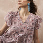 InWeave Ivory Tree Parrot Short Dress - Swadesiicart