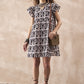 InWeave Black Ivory Short Dress - Swadesiicart