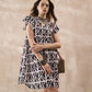 InWeave Black Ivory Short Dress - Swadesiicart