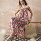 InWeave Multi Flower Strappy Dress - Swadesiicart