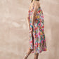 InWeave Multi Flower Strappy Dress - Swadesiicart