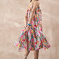 InWeave Multi Flower Strappy Dress - Swadesiicart
