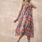 InWeave Multi Flower Strappy Dress - Swadesiicart