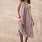 InWeave Ivory Tree Parrot Strappy Dress - Swadesiicart