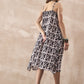 InWeave Black Ivory Strappy Dress - Swadesiicart