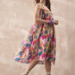InWeave Leaf Multi Strappy Dress - Swadesiicart
