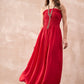 InWeave Red Solid Off Shoulder Dress - Swadesiicart