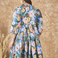 InWeave Multi Abstract Short Dress - Swadesiicart