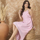 InWeave Pink Chiffon Frill Dress - Swadesiicart
