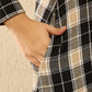 InWeave Black Beige Check Dress - Swadesiicart