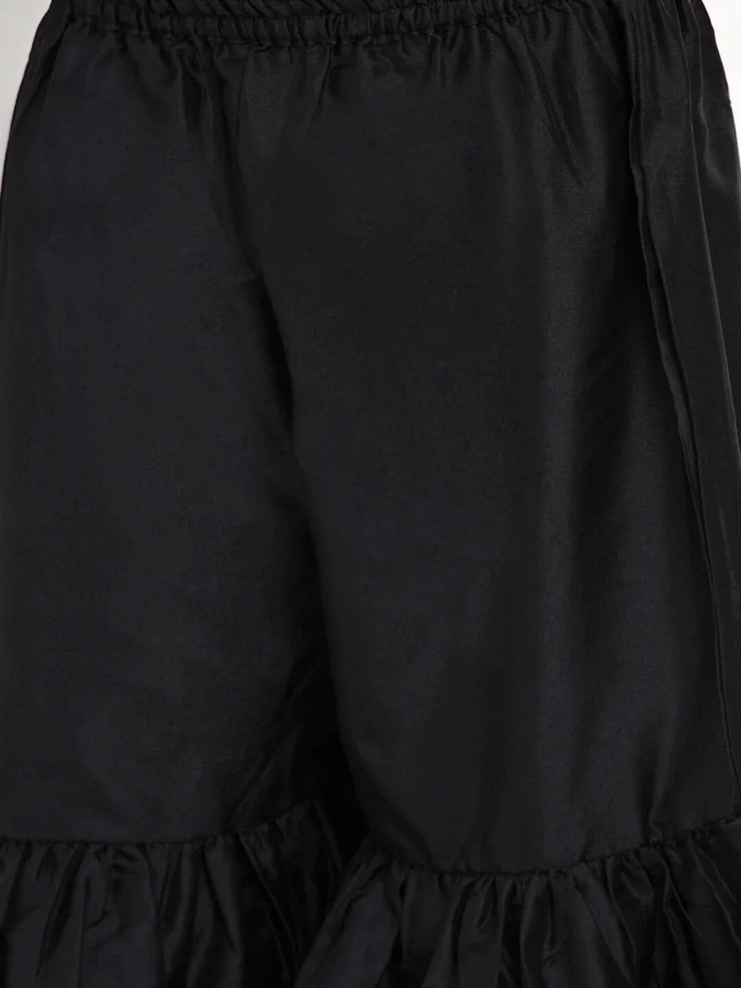 NOZ2TOZ Black Printed Kurta & Sharara Set For Girls | Swadesiicart