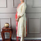 The52 Cream Embroidered Chanderi Silk Fabric Straight Kurta, Pant and Dupatta Set - Swadesiicart