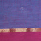 Dual Shade of Sky Blue And Violet Pure Mangalgiri Cotton By Gayathri Reddy Designer Studio | Swadesiicart