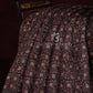 Dark Coffee Brown Colour Lotus Design Semi Chanderi Saree By Gayathri Reddy Designer Studio | Swadesiicart