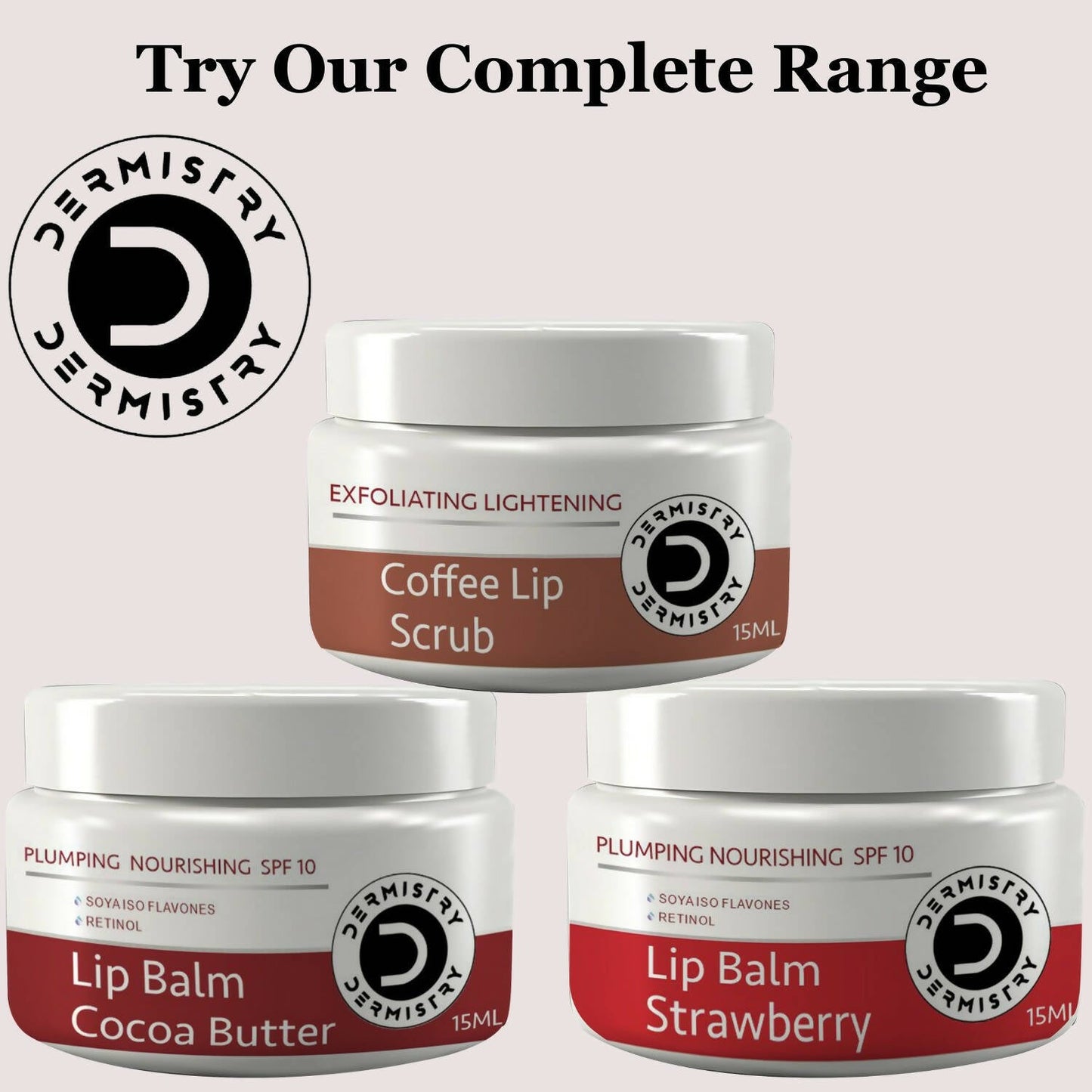 Dermistry Nourishing Lip Balm Strawberry & Coffee Lip Scrub - Swadesiicart