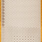 Exclusive Collection 100% Pure Cotton Off White Brown Saree With Printed Work - Swadesiicart