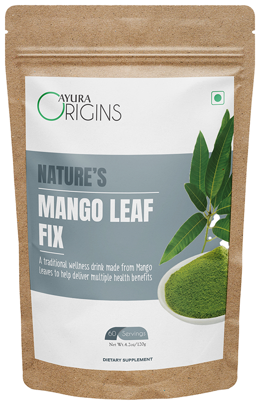 Ayura Origins Nature's Mango Leaf Fix Powder - Swadesiicart