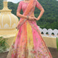 Monjolika Fashion Designer Silk Multi Color Bridal Wear Khatli Work Readymade Lehenga Choli - Swadesiicart