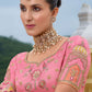 Monjolika Fashion Designer Silk Multi Color Bridal Wear Khatli Work Readymade Lehenga Choli - Swadesiicart