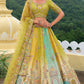 Monjolika Fashion Designer Silk Multi Color Bridal Wear Khatli Work Readymade Lehenga Choli - Swadesiicart