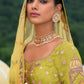 Monjolika Fashion Designer Silk Multi Color Bridal Wear Khatli Work Readymade Lehenga Choli - Swadesiicart