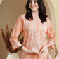 ADA Ethnic Motifs Embroidered Lucknowi Chikankari Detailed Modal Cotton Straight Kurta | Swadesiicart