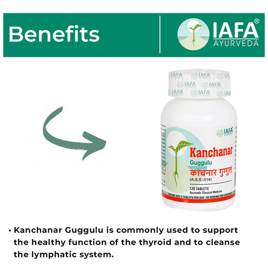Iafa Ayuveda Kanchanar Guggulu Tablets | Swadesiicart