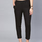 Juniper Women Black Cotton Flex Solid Slim Fit Pant/Slim Pant | Swadesiicart
