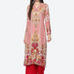 Biba Women Pink Floral Printed Kurta - Swadesiicart