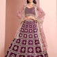 Monjolika Fashion Purple Embroidered Art Silk Trendy A Line Lehenga Choli - Swadesiicart