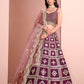 Monjolika Fashion Purple Embroidered Art Silk Trendy A Line Lehenga Choli - Swadesiicart