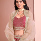 Monjolika Fashion Rani Embroidered Art Silk Trendy A Line Lehenga Choli - Swadesiicart