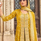 Anaita Yellow Chinon Sequence Embroidered Readymade Salwar Suit