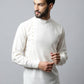 Even Apparels White Color Pure Cotton Men's Kurta With Side Placket (MMS135) | Swadesiicart